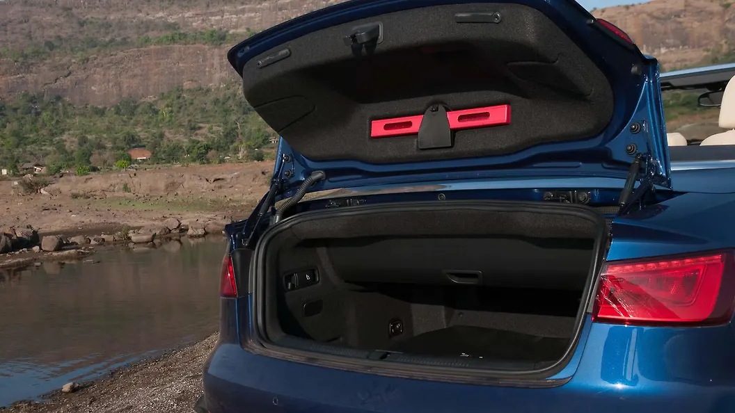 Audi Boot Box Audi A3 Cabriolet Photo, Boot Space Image - CarWale