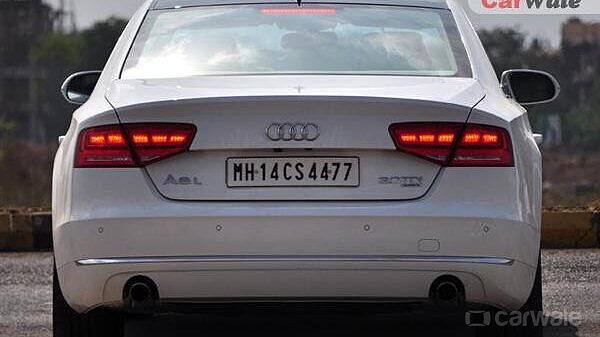Discontinued Audi A8 L 2011 Rear View