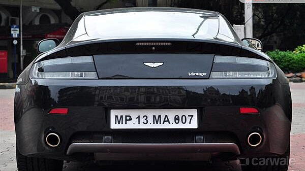 Discontinued Aston Martin V8 Vantage 2012 Rear View