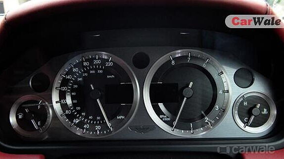 Discontinued Aston Martin V8 Vantage 2012 Instrument Panel