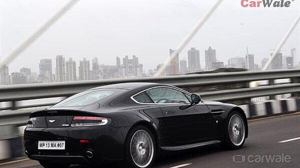 Discontinued Aston Martin V8 Vantage 2012 Driving