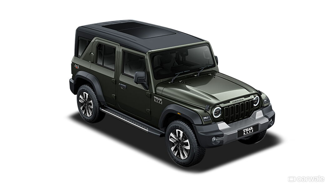 Mahindra Thar Roxx Deep Forest Colour - CarWale