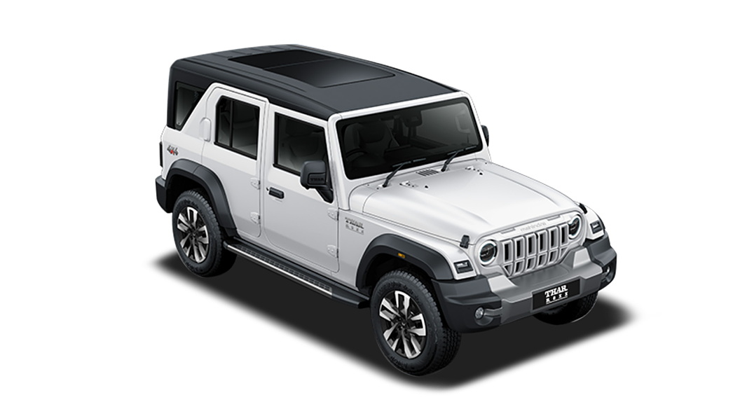 Mahindra Thar Roxx Everest White Colour - CarWale