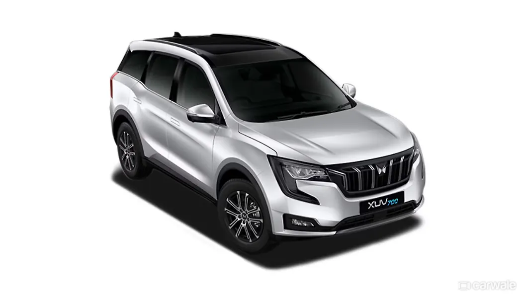 Mahindra XUV700 Electric Blue with Black Roof Colour CarWale