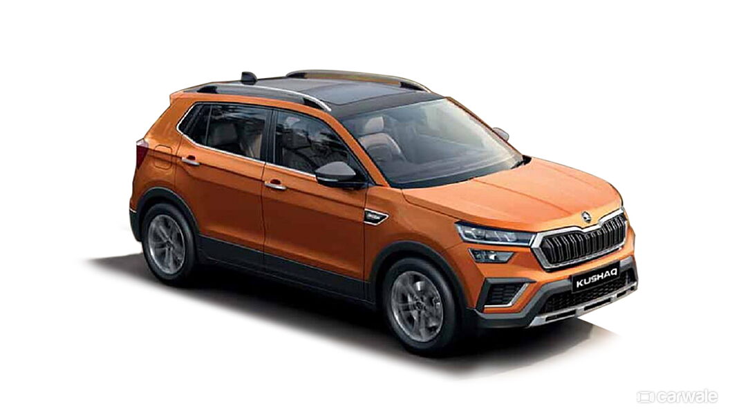 Skoda Kushaq Honey Orange with Black Roof Colour - CarWale