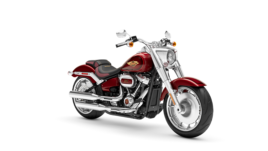 Harley davidson fatboy discount red