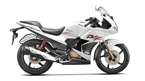 white karizma bike