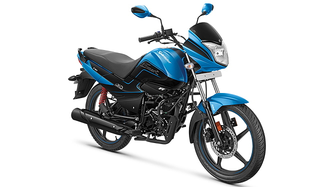 hero blue colour bike