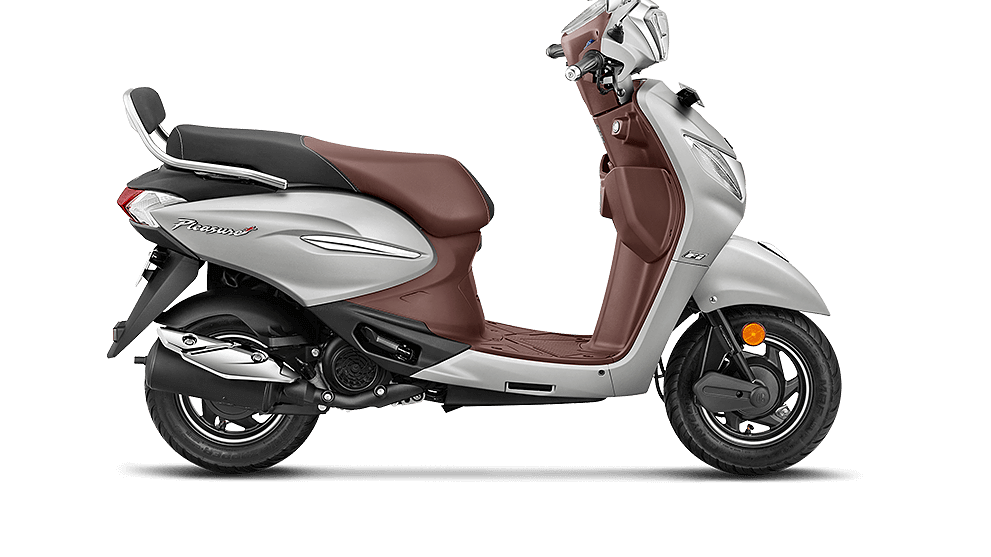 new pleasure scooty colours