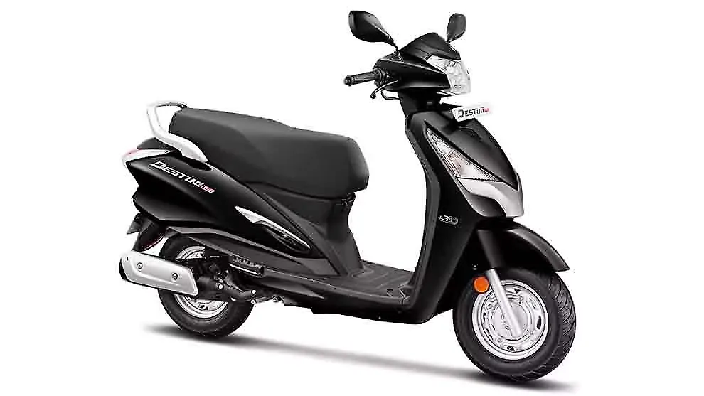 hero destini 125 black colour price