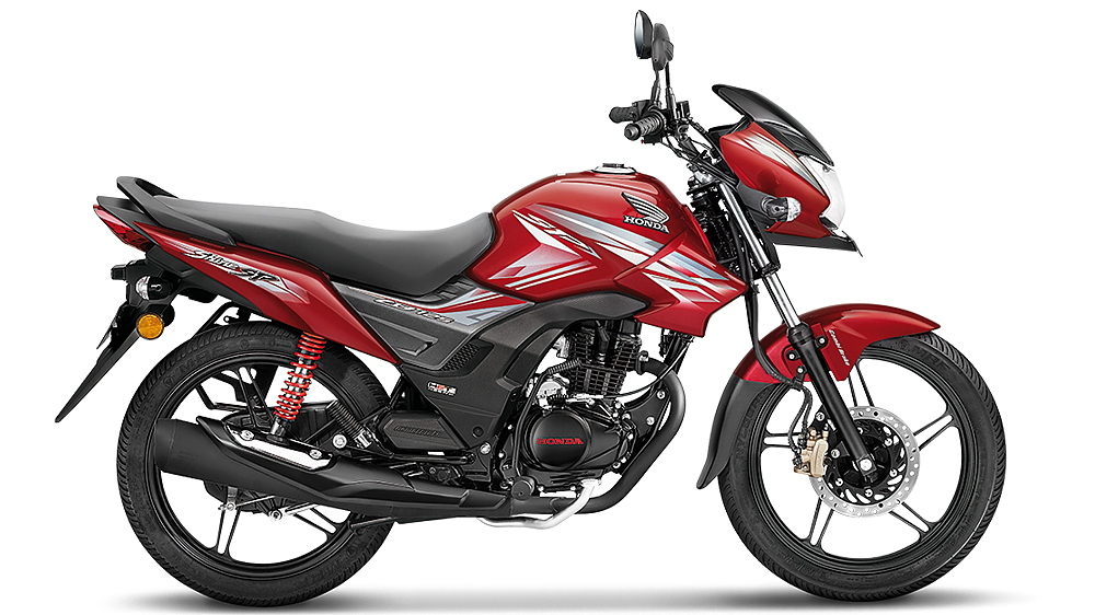 Honda shine store red colour bike