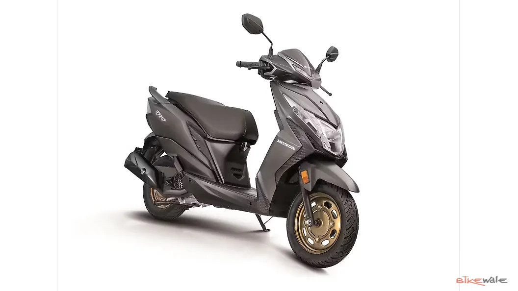 Honda Dio Matte Axis Grey Metallic Dlx (2023) Colour, Dio Colours in