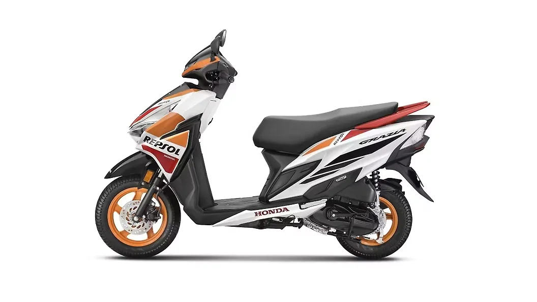Honda Grazia Pearl Siren Blue Colour, Grazia Colours in India 