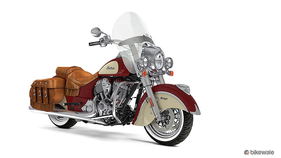 Indian Motorcycle Red over Ivory Cream