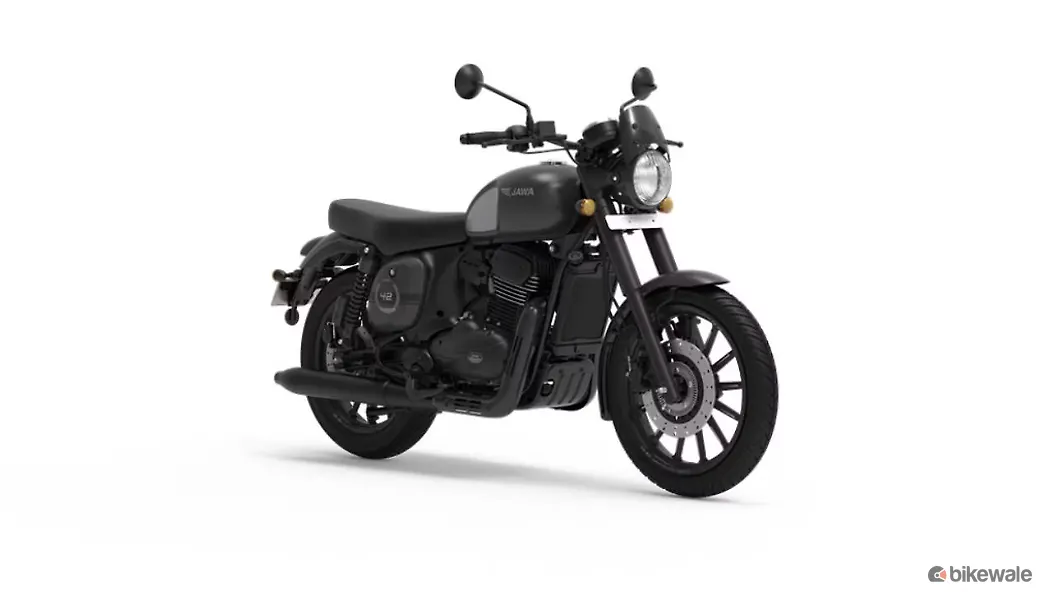 matte black color bike