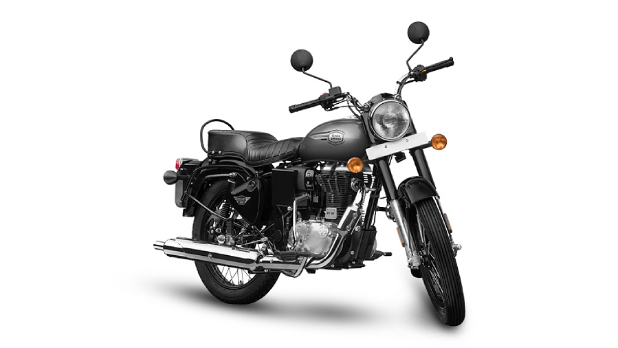 Royal enfield deals bullet silver colour