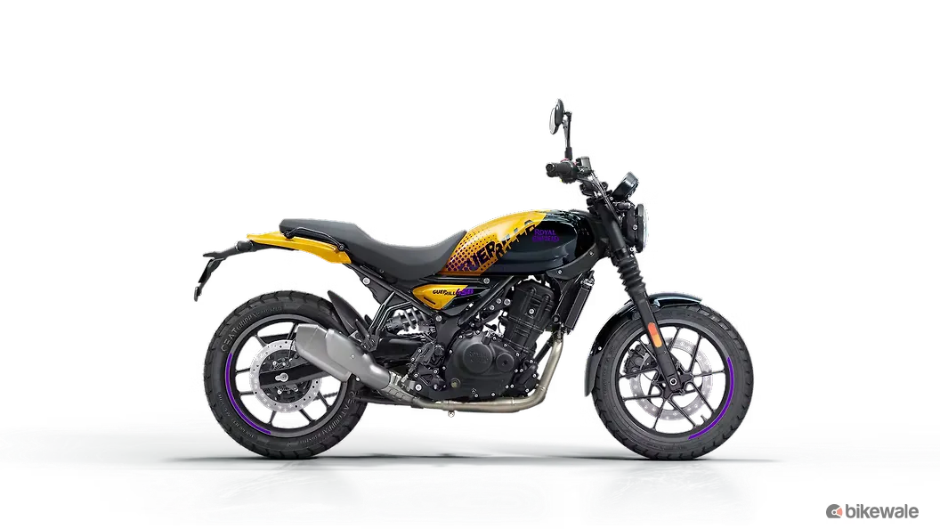 Royal Enfield Guerrilla 450 Yellow Ribbon Colour, Guerrilla 450 Colours