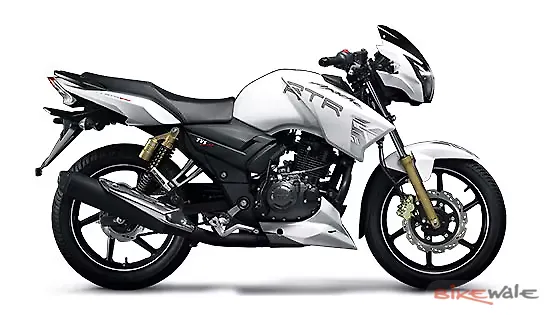 TVS Apache RTR 180 [2018-2019] White Colour, Apache RTR 180 [2018-2019 ...