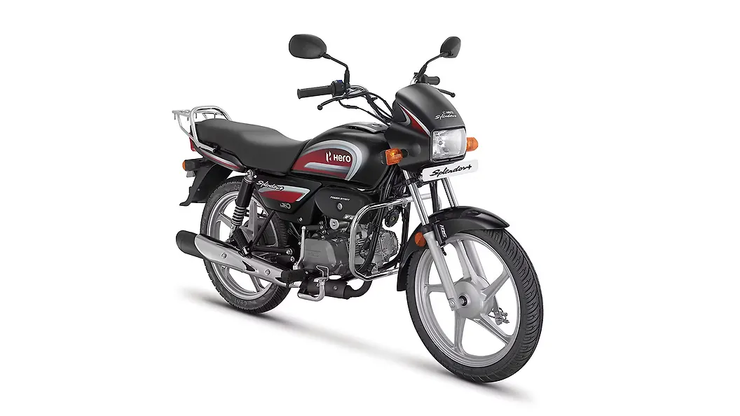 hero splendor black and red