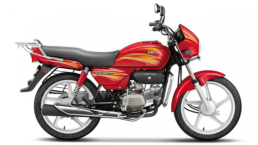 Hero splendor plus store i3s red colour