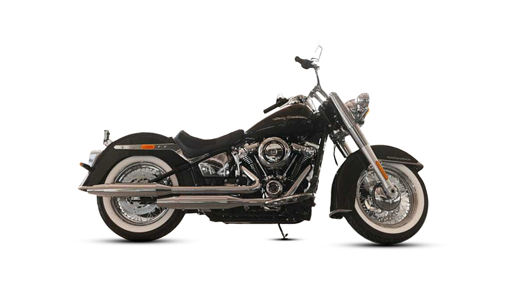 Black softail online deluxe