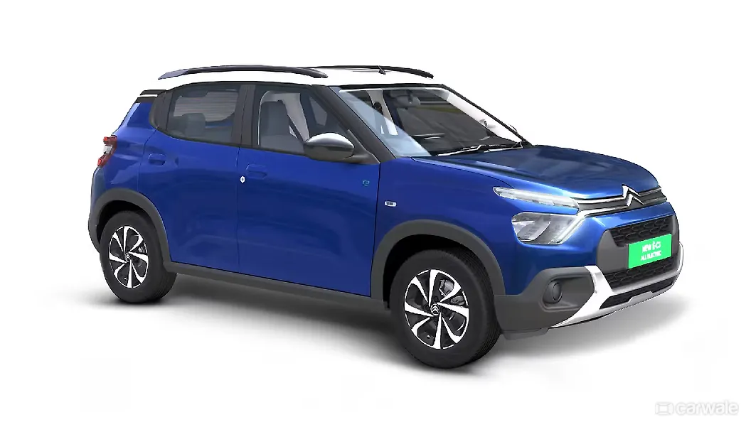 Polar White with Blue roof