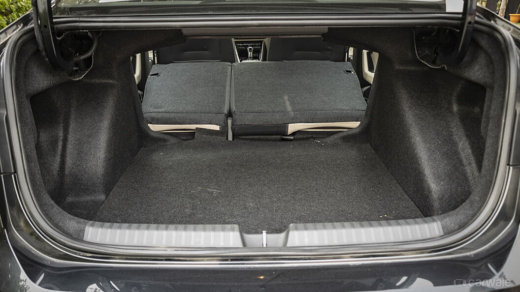 Discontinued Volkswagen Virtus 2022 Bootspace Rear Seat Folded