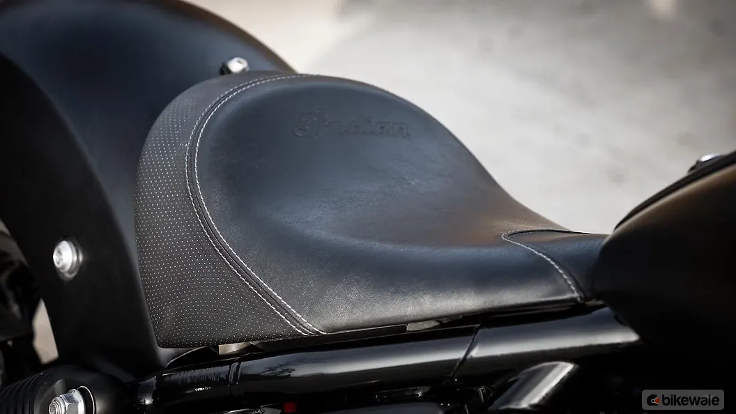 Diamond Designed Black Driver Passenger Seat Fit for Indian Chief
