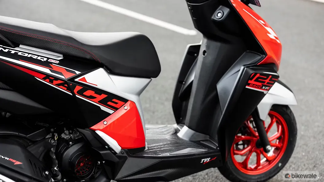 TVS Ntorq 125 Right Side Body Panel Decal Image BikeWale