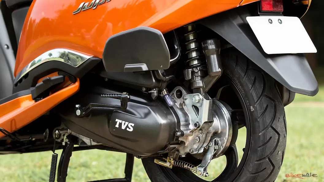 TVS Jupiter 125 Right Side Body Panel Badge Image BikeWale