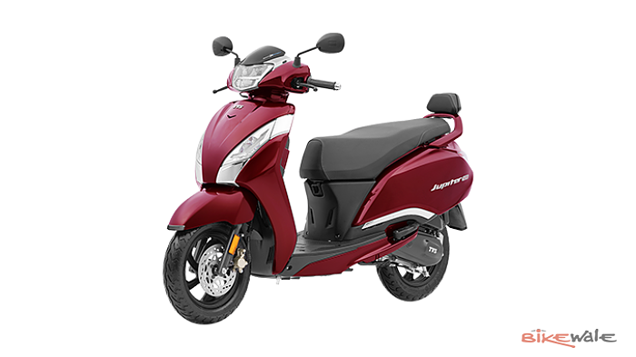 TVS Jupiter 125 Left Rear Three Quarter Image – BikeWale