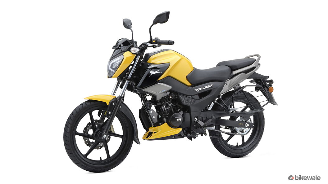 TVS Raider 125 Left Front Three Quarter Image – BikeWale