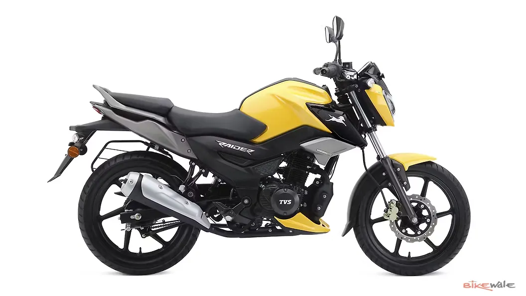 TVS Raider 125 Right Rear Three Quarter Image – BikeWale
