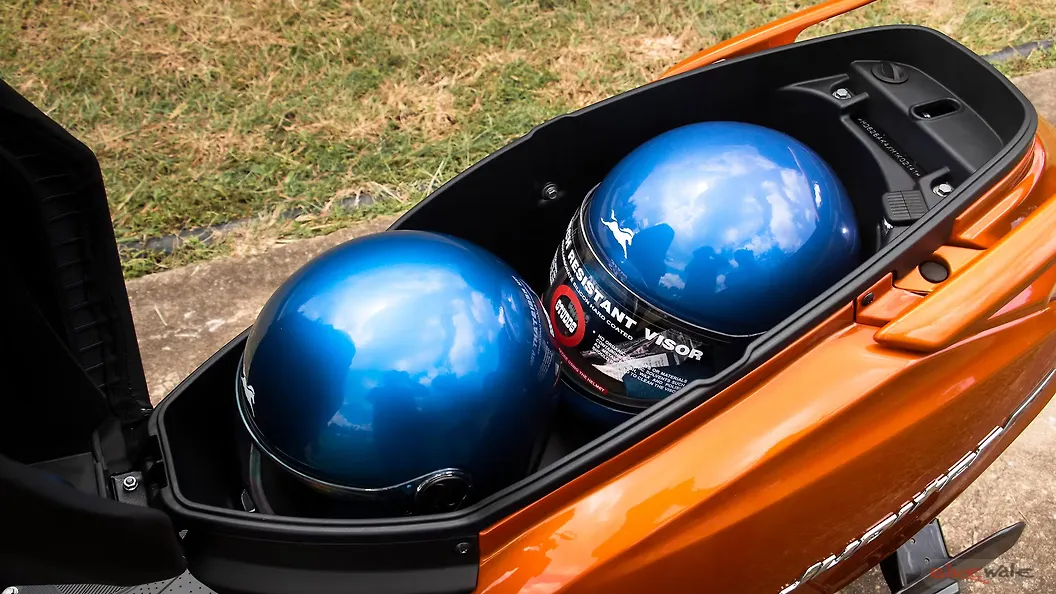 TVS Jupiter 125 Underseat Storage Image BikeWale