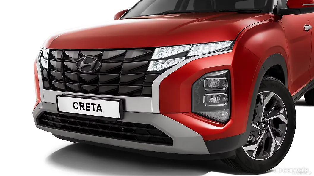 Creta Facelift Grille Image, Creta Facelift Photos in India CarWale