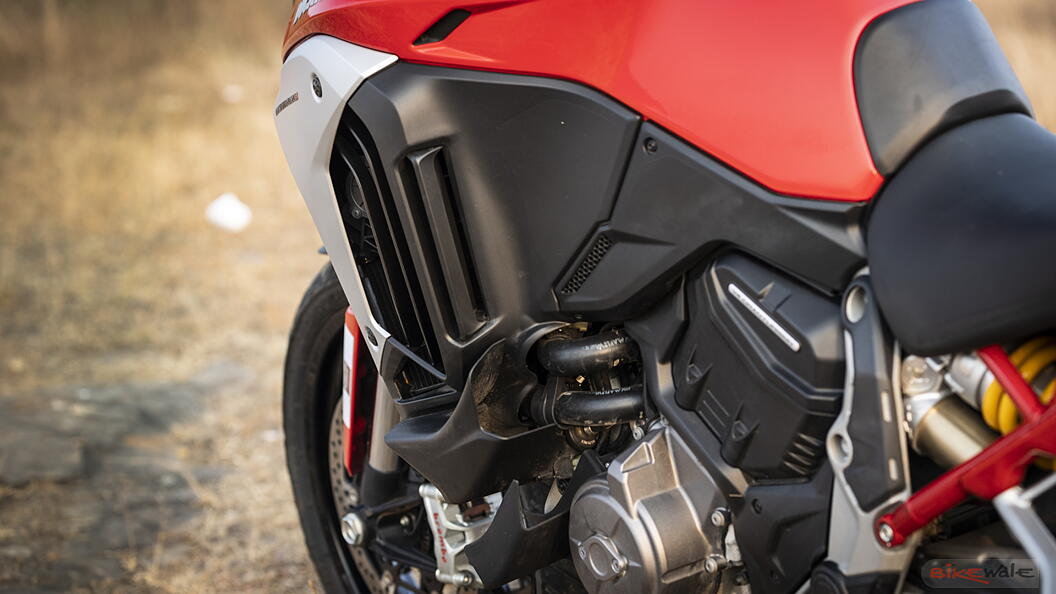 Ducati Multistrada V4 Engine From Right Image – BikeWale