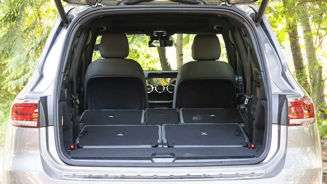 Mercedes-Benz EQB Bootspace Second and Third Row Folded