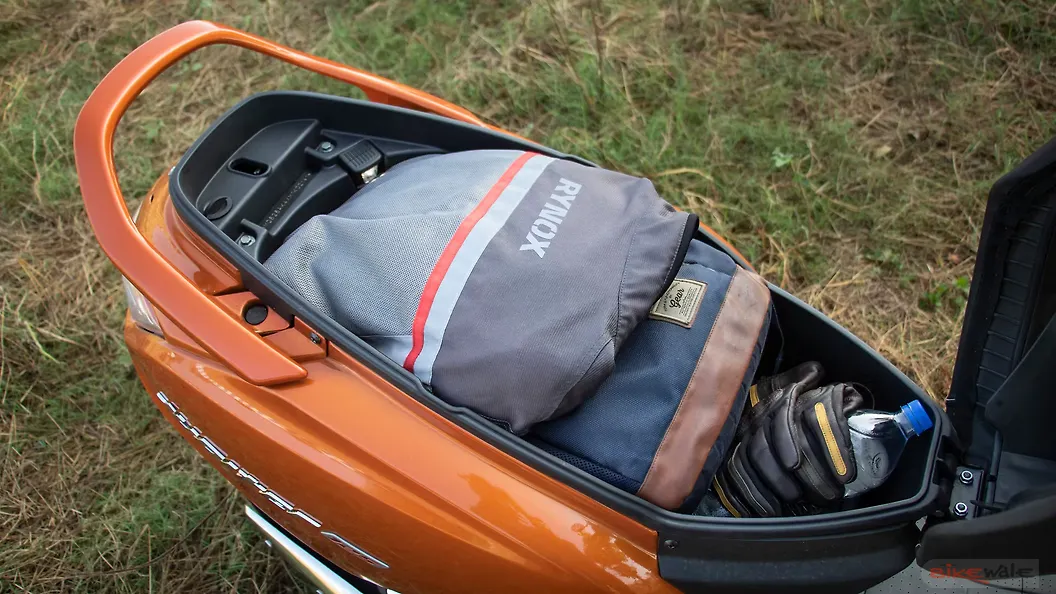 TVS Jupiter 125 Underseat Storage Image BikeWale