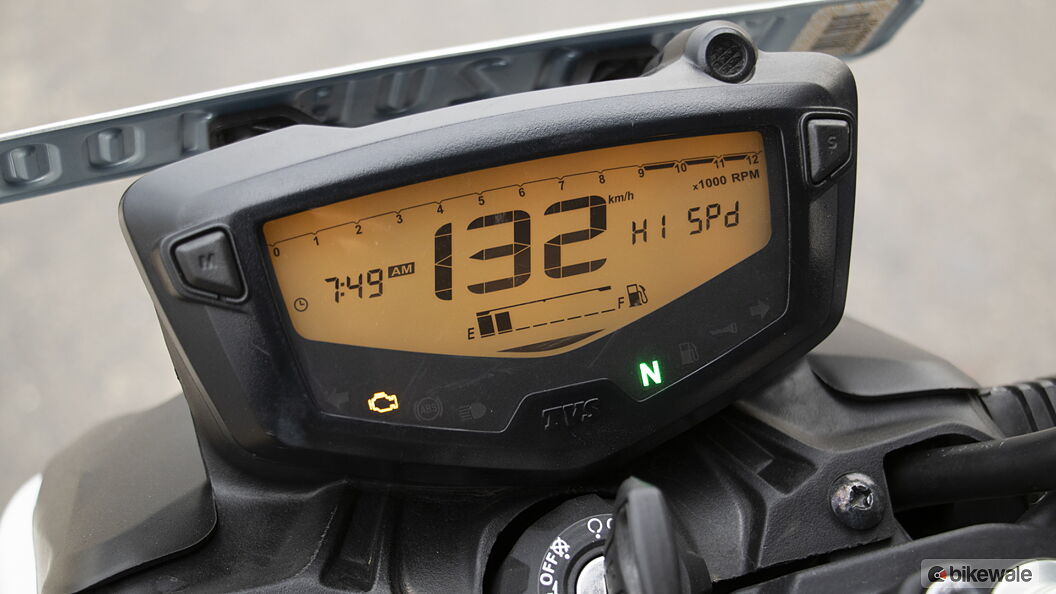 TVS Apache RTR 165RP Average Speed Indicator