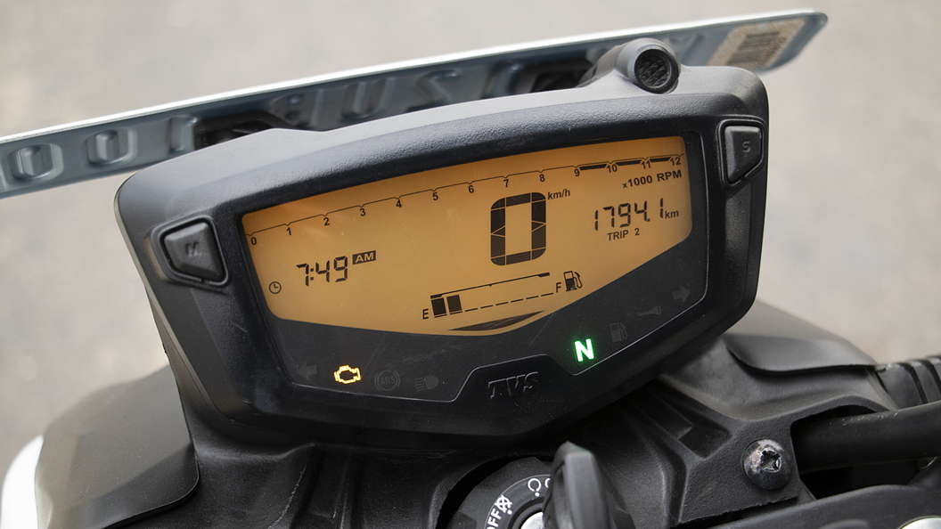 apache rtr 160 fuel indicator