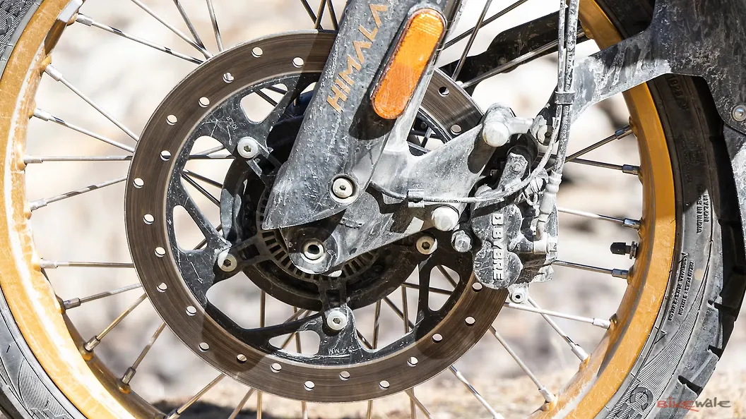 Royal Enfield Himalayan 450 Front Disc Brake Image BikeWale