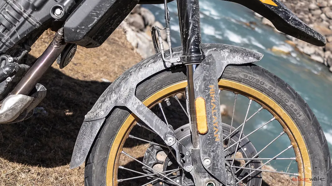 Royal Enfield Himalayan 450 Front Spoke Wheel Image BikeWale