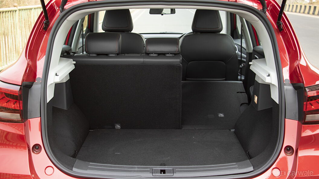 MG ZS EV Bootspace Rear Split Seat Folded