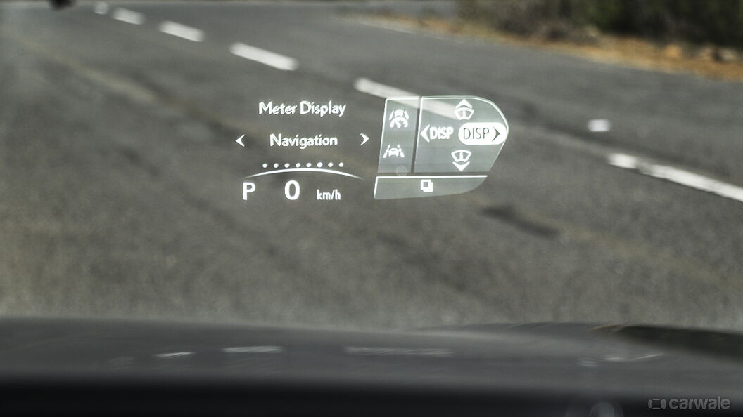Lexus NX Head-Up Display (HUD)
