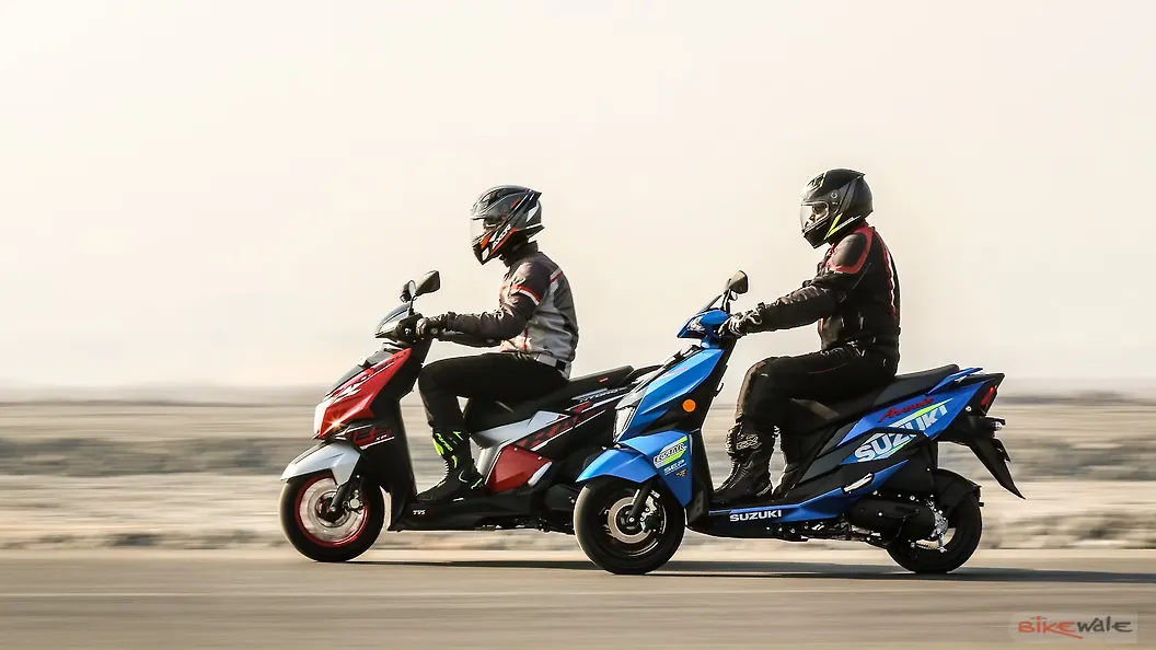 TVS Ntorq 125 Left Side View Image BikeWale