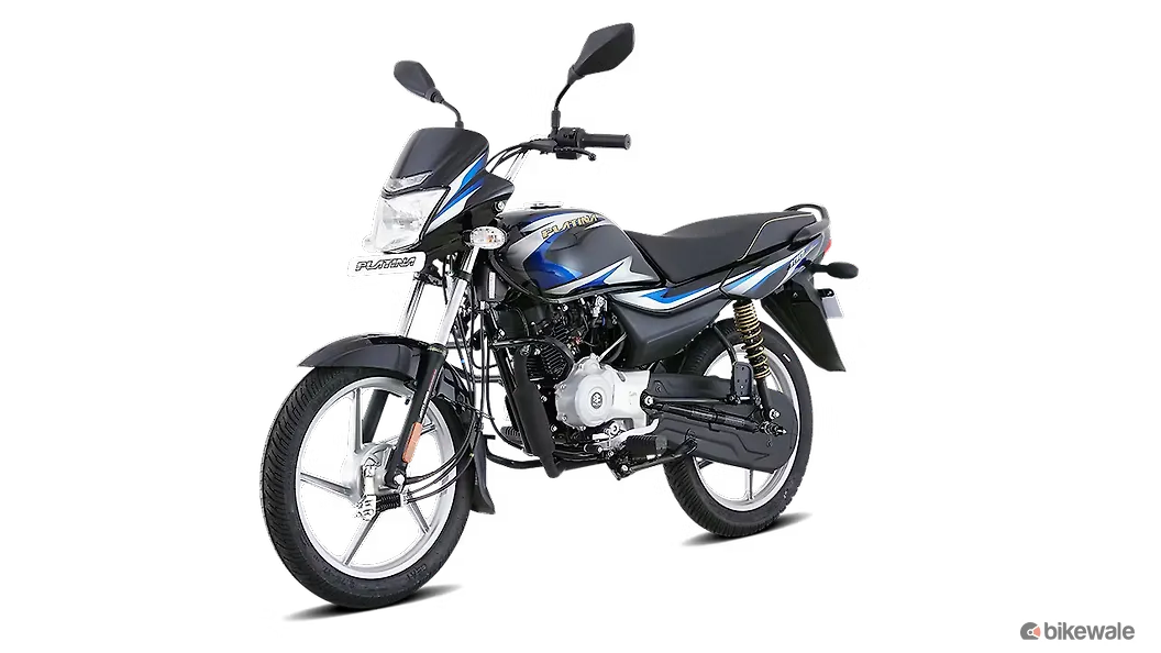 Bajaj Platina 100 Left Front Three Quarter