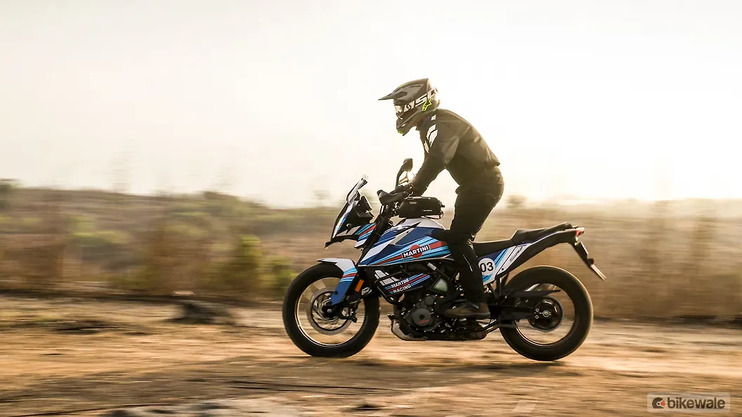 KTM 390 Adventure [2024] Left Side View Image – BikeWale