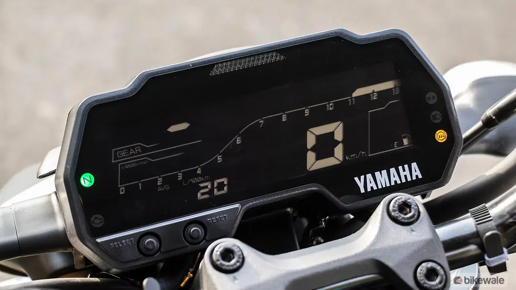 Yamaha MT 15 V2 Average Speed Indicator