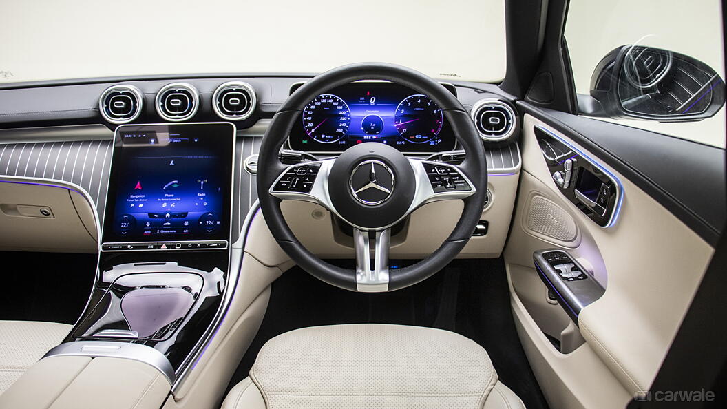 C Class Steering Wheel Image C Class Photos In India Carwale