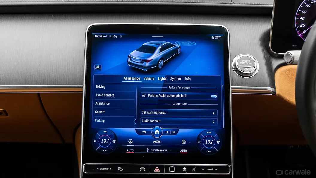 SClass Drive Mode Buttons/Terrain Selector Image, SClass Photos in